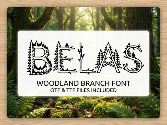 Belas: A Rustic Display Typeface That Makes Your Headlines Wildly Memorable