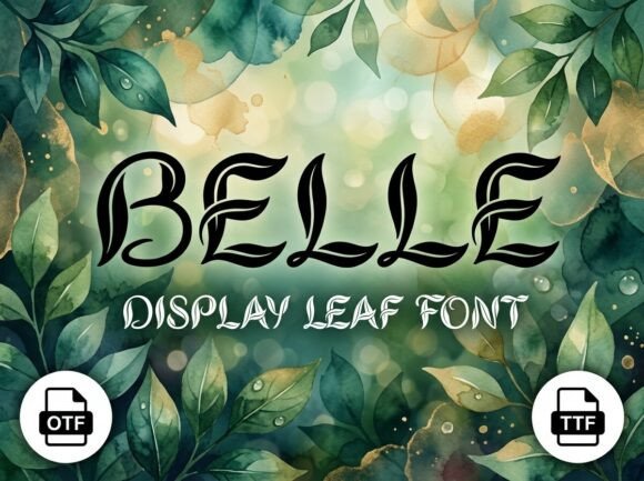 Belle Display Font for Small Business Branding