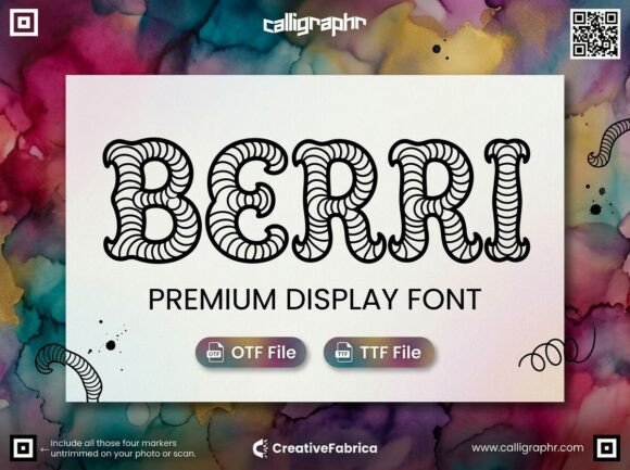 Berri: A Display Typeface That Makes Your Brand Feel Alive
