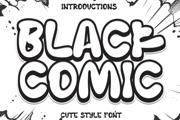 Black Comic: A Bold Display Font for Digital Impact