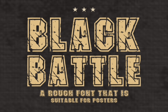 Blak Battle: A Display Font That Commands Attention