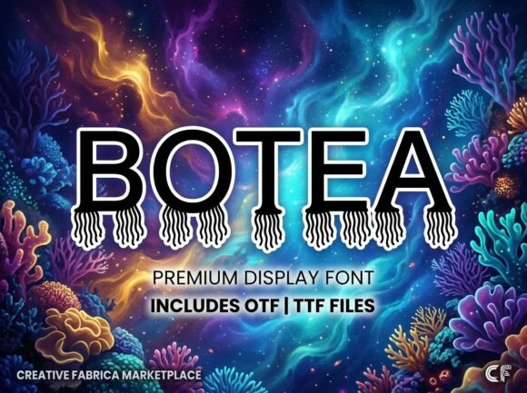 Botea: A Bold Display Font for Digital Brand Impact