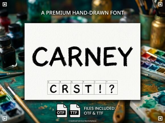 Carney: A Display Font That Makes Your Headlines Unmissable