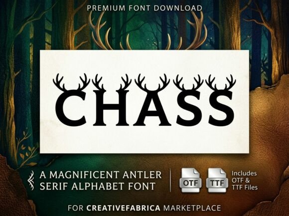 Chass: A Display Font That Breathes Wild Quiet Into Editorial Design