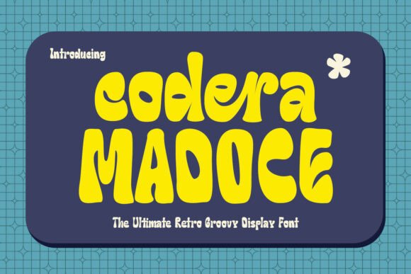 Codera Madoce: A 70s-Inspired Display Font for Handmade Brands