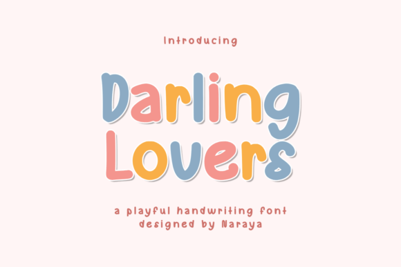 Darling Lovers: A Playful Display Font That Cuts Through the Feed