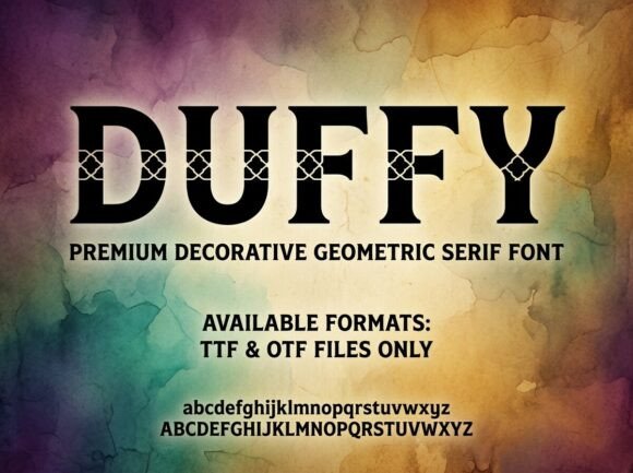 Duffy: A Premium Display Typeface for Digital Brand Impact