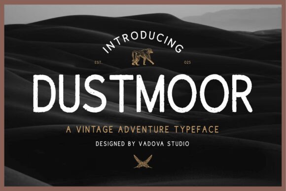 Dustmoor: A Rugged Display Typeface for Bold Digital Identity