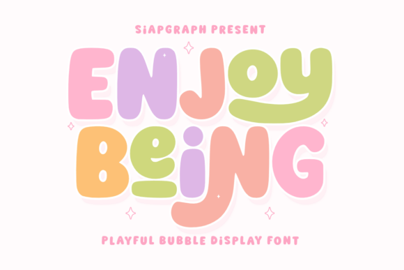 Enjoy Being: A Playful Display Font That Makes Your Brand Feel Inviting