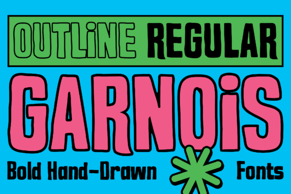 Garnois: A Bold Display Font for Digital Impact