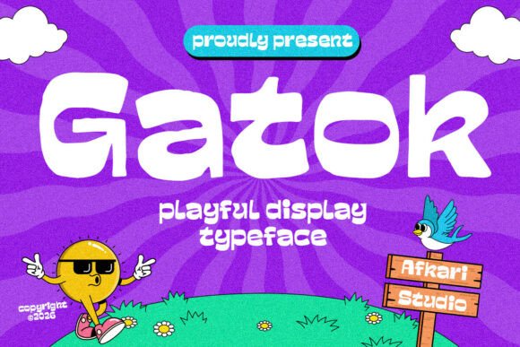 Gatok: A Playful Display Typeface for Editorial Personality