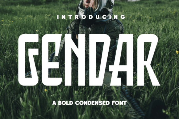Gendar: A Futuristic Display Font That Lands Right