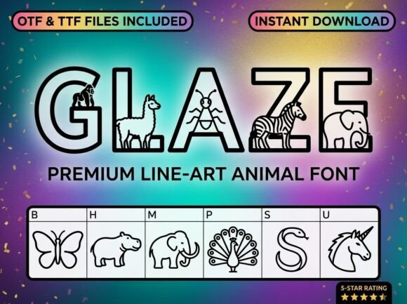 Glaze: A Display Typeface That Feels Like Handmade Magic