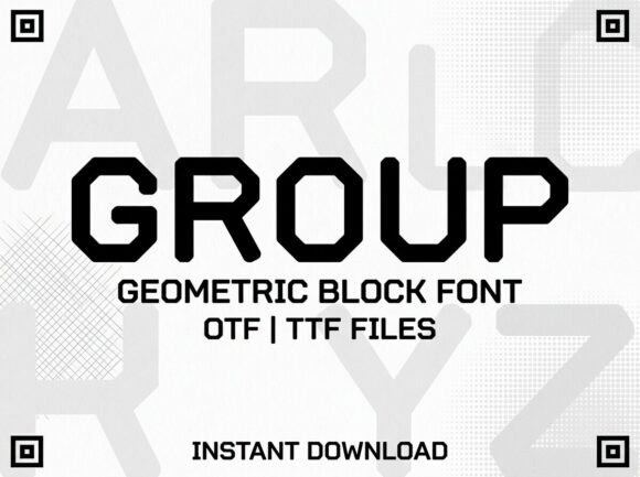Group: A Display Font That Makes Your Brand Instantly Memorable