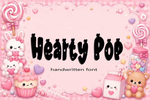 Hearty Pop: A Playful Display Font for Warm, Trustworthy Branding