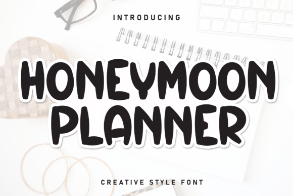 Honeymoon Planner: A Display Font That Makes Your Brand Feel Thoughtful