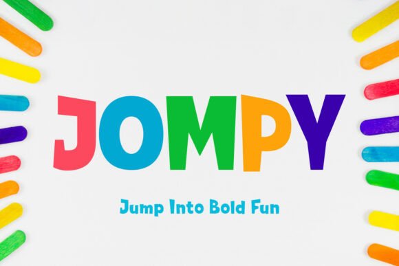 Jompy: A Bold, Playful Display Font Worth Trusting