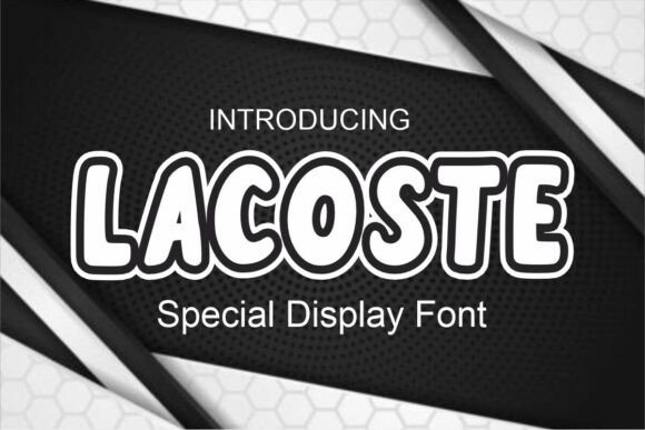 Lacoste: A Handwritten Display Font with Editorial Warmth