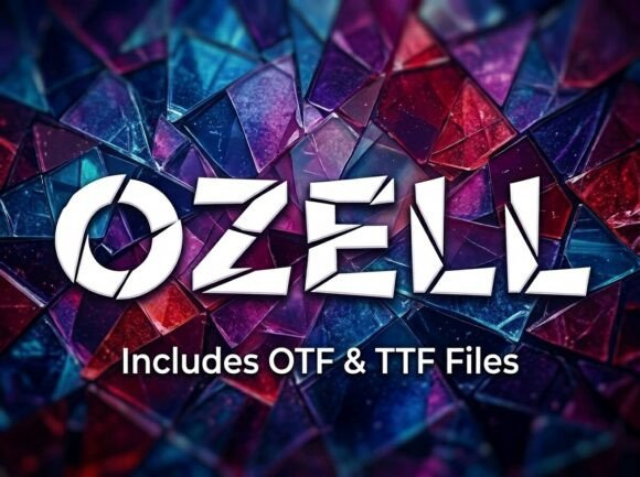 Ozell: A Bold Display Font That Commands Attention Online