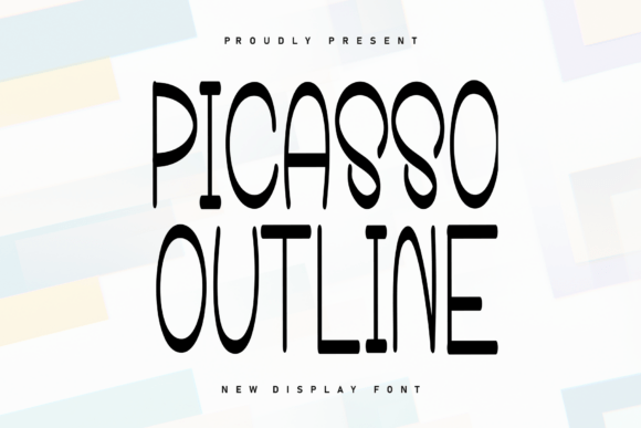 Picasso Outline: A Handwritten Display Font with Editorial Ease