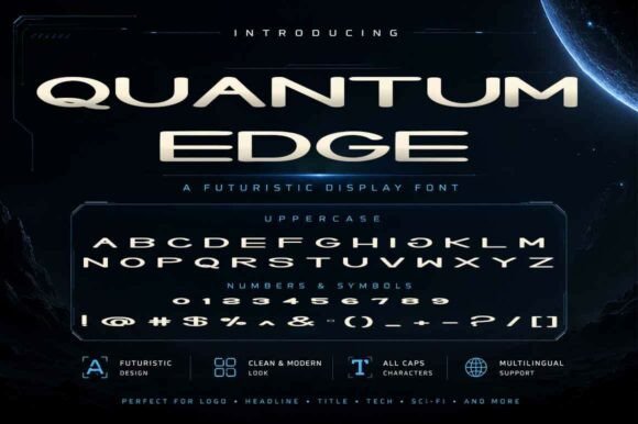 Quantum Edge: A Display Font That Makes Your Brand Feel Intentional