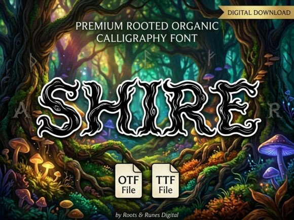 Shire: A Bold Display Font for Digital Brand Impact
