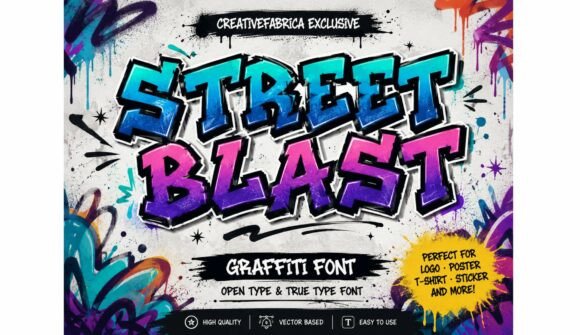 Street Blast: A Bold Display Font That Gives Your Brand Street-Smart Style