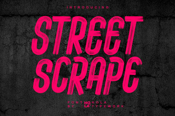 Street Scrape: A Bold Display Font That Builds Brand Trust