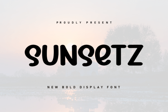 Sunsetz: A Warm, Handwritten Display Font for Editorial Charm