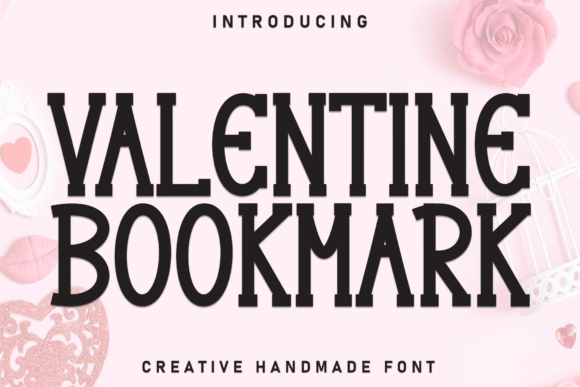 Valentine Bookmark: A Warm, Handwritten Display Font for Digital Brands