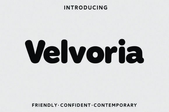 Velvoria: A Bold, Friendly Display Font for Scroll-Stopping Campaigns